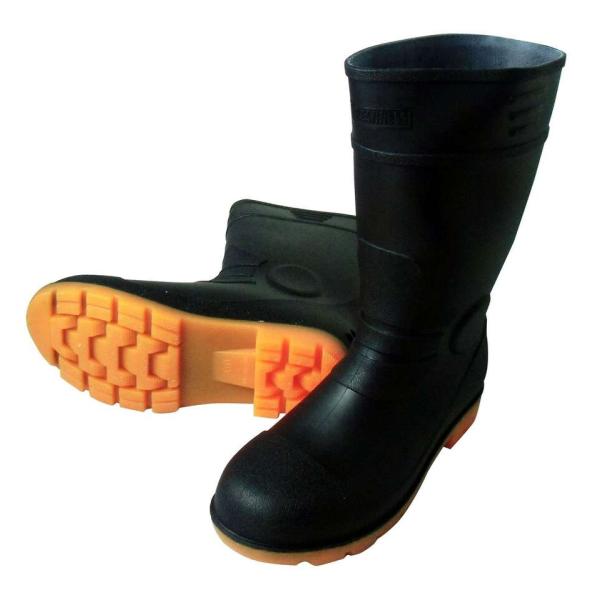 喜多(KITA)/KR7450-BK-240/安全PVC長靴 (ブラック) 24.0cm 3E 抗菌...