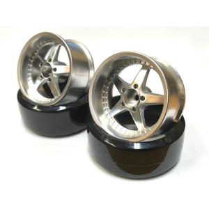 【ネコポス対応】LAB/LW-0106MC/WORK EQUIP WHEEL STANDARD RIM オフセット6 マットクローム 2本入｜rc-yumekukan