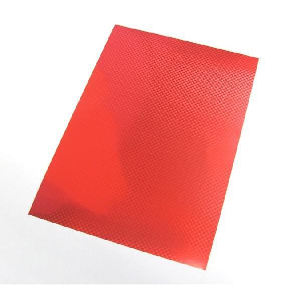 OPTION NO.1/メタリックカーボンデカール（レッド）（B5サイズ）