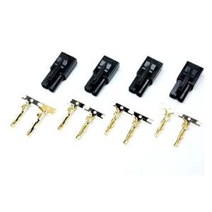 スクエア(SQUARE)/SGC-84M/電動ガン用ミニSタイプブラックコネクター(オス4個)