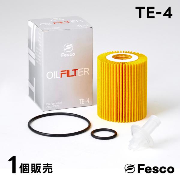 TE-4 オイルフィルター トヨタ・レクサス・日野 オイルエレメント FESCO 04152-310...