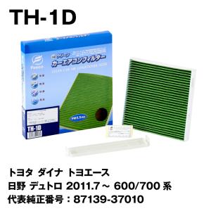 (10枚セット) TH-1D Agカーエアコンフィルター（キャビンフィルター） トヨタ ダイナ トヨエース 日野 デュトロ 2011.7〜 600/700系 キャビンフィルター FESCO｜rca