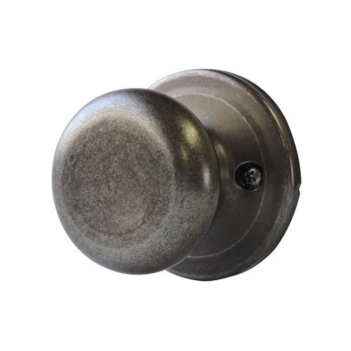 ドアノブ（空錠）ラスティックピューター