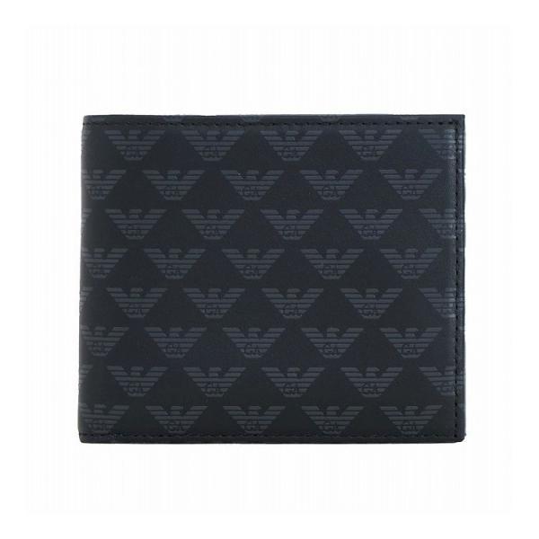 EMPORIO ARMANI エンポリオアルマーニ 二つ折り財布 ウォレット YEM122 YTO2...