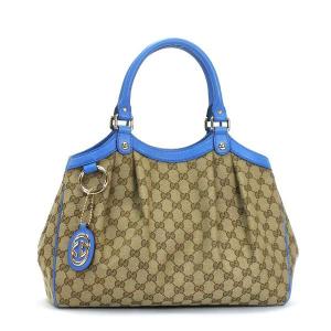 グッチ gucci ショルダーバッグ sukey 211944 tote top handle medium beige ebony/lt splas l.bl｜rcmdfa