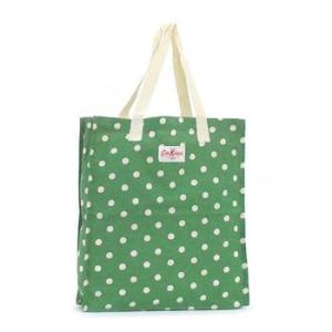 キャス・キッドソン CATH KIDSTON トートバッグ FASHION 256599 REUSABLE PRINTED BAG GREEN｜rcmdfa