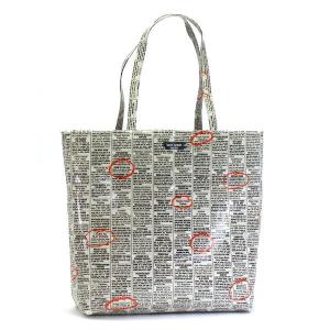 ケイトスペード kate spade トートバッグ the journal pxru2249 bon shopper news paper prince bk/wt｜rcmdfa