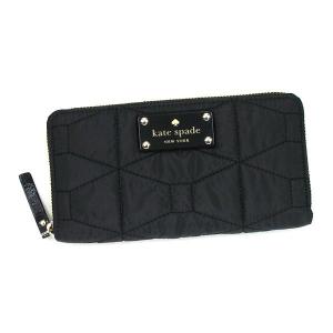 ケイトスペード kate spade 長財布 長札 signature spade quil pwru2947 lacey black bk｜rcmdfa