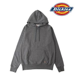 ディッキーズ Dickies 裏起毛プルオーバーパーカー パーカー ヘザーチャコールグレー ストリート アメカジ 163M30WD70の商品画像