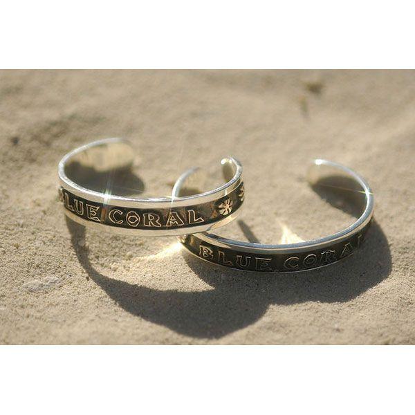 オリジナルシルバーバングル（LEDIES） ブルーコーラル