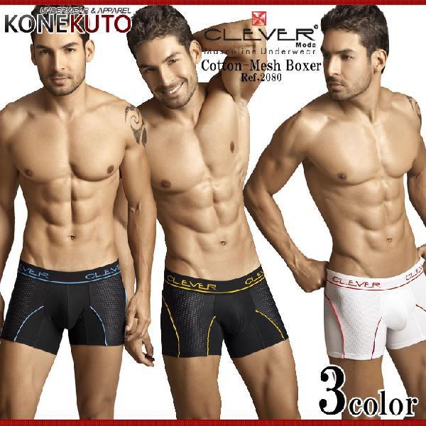 カルバンクライン  メンズ下着 ローライズボクサー CLEVER Cotton-Mesh Boxer...