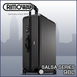 RIMOWA リモワ  マルチホイール TSAロック付 4輪 キャリーケース マットブラック 98L 834.73 83473 810.73.32.4 81073324｜rcmdfa