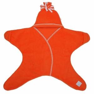 Tuppence&Crumble タッペンスアンドクランブル 星型フリースアフガン スターラップ 4-10M オレンジ 1個 生後4ヶ月~生後10ヶ月頃