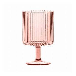 メサ スタッキングゴブレットグラス 440ml ピンク 樹脂製 ターホン TarHong コップ 440ml 割れないグラス プラスチック おしゃれ タンブラー 代引不可｜rcmdhl