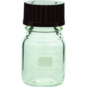 柴田科学 ねじ口びん 100ml 赤キャップ付 017200-1001A