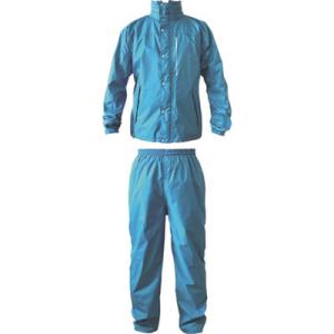 カジメイク ブリザテックレインスーツ ターコイズ S 774053S 保護具 作業服 雨具 代引不可
