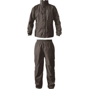 カジメイク ブリザテックレインスーツ ブラック S 774091S 保護具 作業服 雨具 代引不可