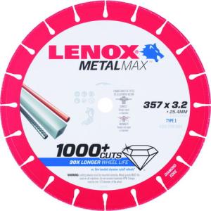 LENOX メタルマックス357mm LENOX社 電動 油圧 空圧工具 切断用品 ダイヤモンドカッター 代引不可｜rcmdhl