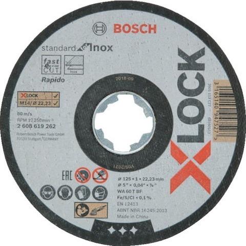 BOSCH ボッシュ X-LOCK切断砥石125x1.0ステンST/10 2608619267 代引...
