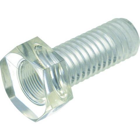 TRUSCO トラスコ ポリカーボネート PC 六角ボルト M4X15 50本入 BPCBTM4X1...