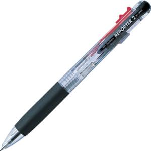 Tombow 2色ボールペン リポーター2 透明 トンボ鉛筆 オフィス 住設用品 文房具 筆記具 BC-WRC20 代引不可