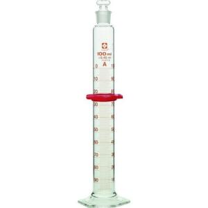 柴田科学 有栓メスシリンダー スーパーグレード 100mL 023550-100