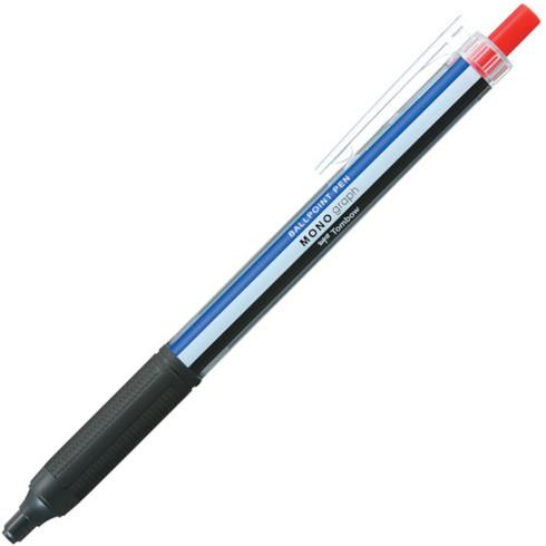 Tombow 油性ボールペン モノグラフライト 0.38 赤インク Tombow FCE112A オ...
