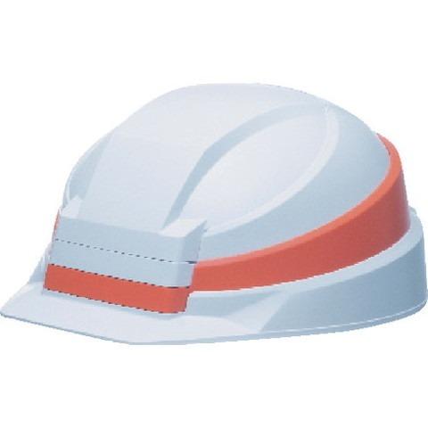 DIC 折リタタミヘルメット IZANO2 ホワイト/オレンジライン KP IZANO2AA21WO...