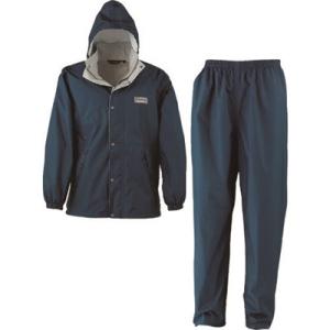 カジメイク エントラントレインスーツ2 ネイビー M 725055M 保護具 作業服 雨具 代引不可