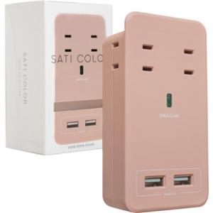 Fargo SATI COLOR AC4個口 4.2A USB ラテベージュ CT221BE オフィス・住設用品 OA用品 OAタップ 代引不可｜rcmdhl