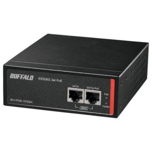 バッファロー 法人向ケ af/at PoEインジェクター BIJPOE1P2GH 電子機器 電子機器 電気 電子部品 通信機器 代引不可
