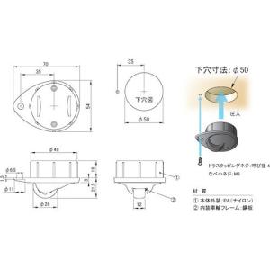プラパート シークレットキャスター ナイロン車...の詳細画像1