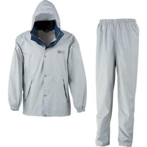 カジメイク エントラントレインスーツ2 シルバー 4L 7250714L 保護具 作業服 雨具 代引...