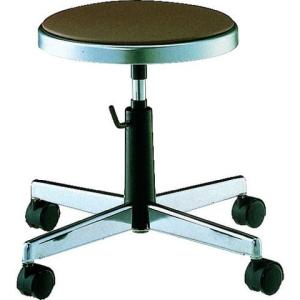 ノーリツイス 導電作業チェア 導電ビニールレザー ダークブラウン TD-E24