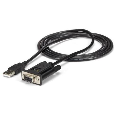 スターテック シリアル変換ケーブル/USB-A - RS232Cクロス/1.7m/921.6Kbps...