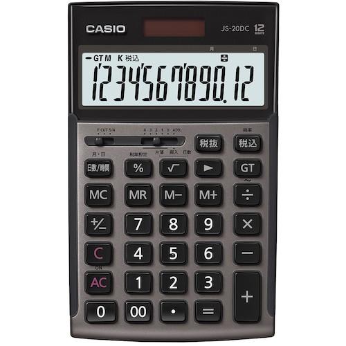 カシオ 本格実務電卓 グレージュブラウン JS20DCGBN オフィス 住設用品 オフィス備品 電卓...