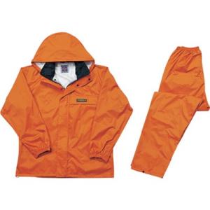 カジメイク オールマインドスーツ オレンジ L 325025L 保護具 作業服 雨具 代引不可