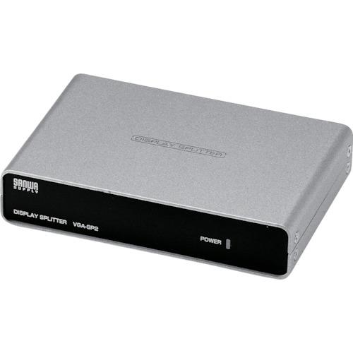 SANWA ディスプレイ分配器 VGASP2 電子機器 電設配線部品 LANケーブル 代引不可