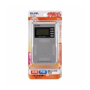 朝日電器 ELPA AM/FM液晶コンパクトラジオ ER-C68FL｜rcmdhl