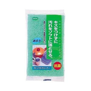 オーエ FC ソフト クリーナー グリーン 約11×6.6×3.4cm 食器 プラスチック 陶磁器などの洗いに｜rcmdhl