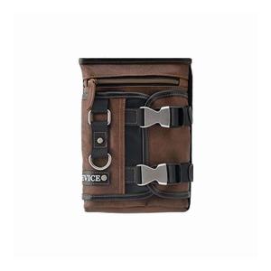 メタルバックル 2wayシザーケース ブラウン