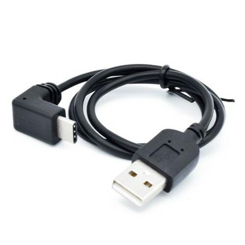 日本トラストテクノロジー 3.0A急速充電/通信対応 垂直L型TypeCケーブル ブラック JSC-...