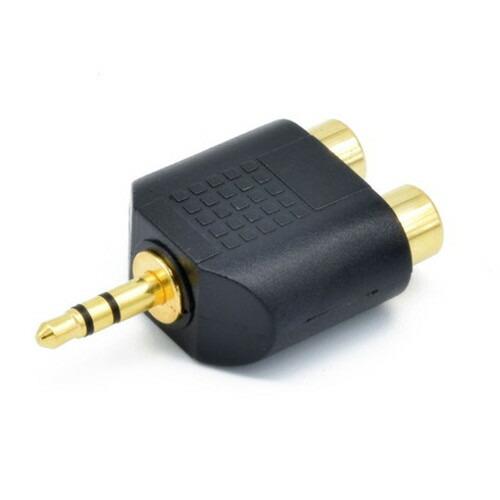 日本トラストテクノロジー ステレオミニジャック 2分配コネクタ JSC-024BK 家電 その他オー...