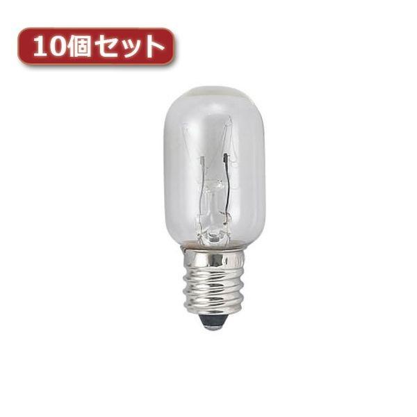 YAZAWA ナツメ球 T20 E12 10W クリア 2個パック10個セット T201210CX1...