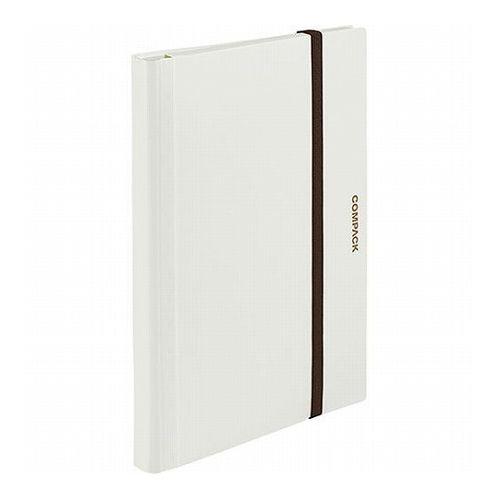 10個セット KING JIM キングジム 二つ折りクリアーファイル コンパック A4 10P 白 ...