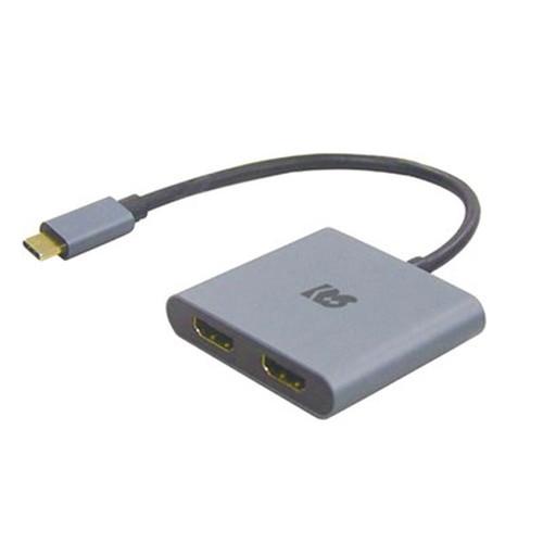 ラトックシステム USB Type-C to デュアルHDMIディスプレイアダプター PD対応 RS...