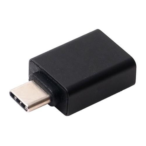 ミヨシ USB3.0 USB A-USB TypeC変換アダプタ ブラック USA-AC パソコン ...