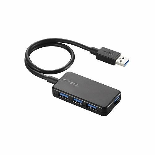 エレコム　USB3.0ハブ(Windowsタブレット向け)　U3H-A411BBK 代引不可 メール...