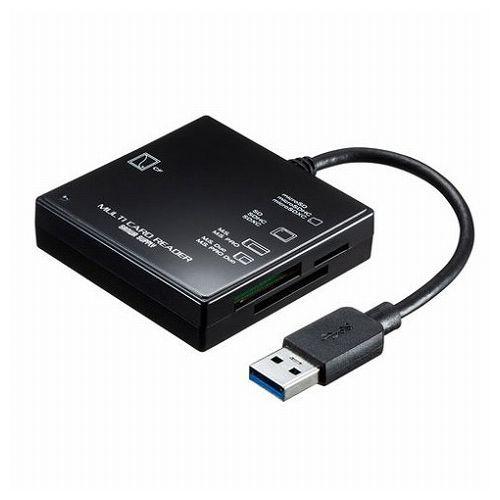 サンワサプライ USB3.1 マルチカードリーダー ADR-3ML39BKN 代引不可