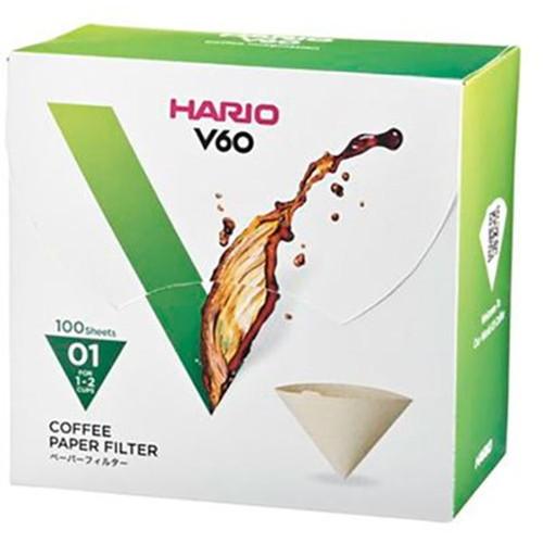 HARIO V60用ペーパーフィルターM 1~2杯用 100枚入 VCF-01-100MK キッチン...